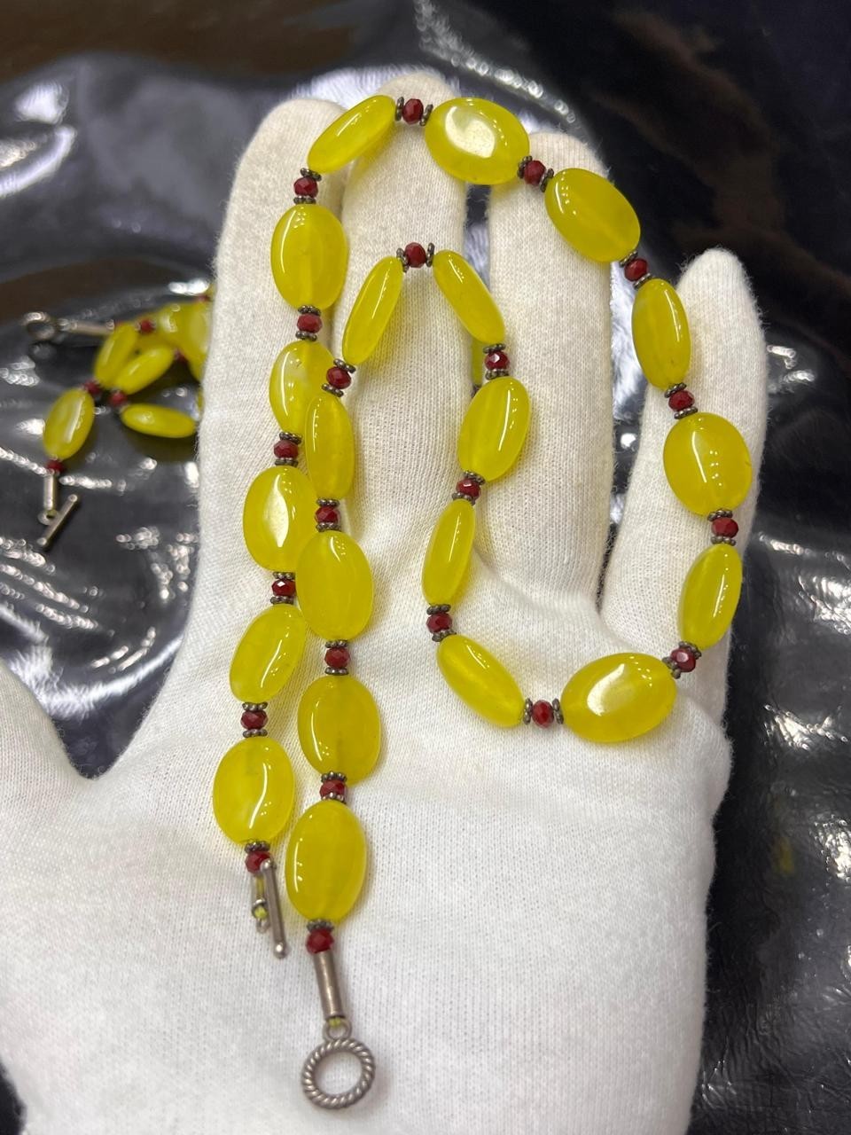Serpentine Necklace Top Quality Handmade Jewelry AAA