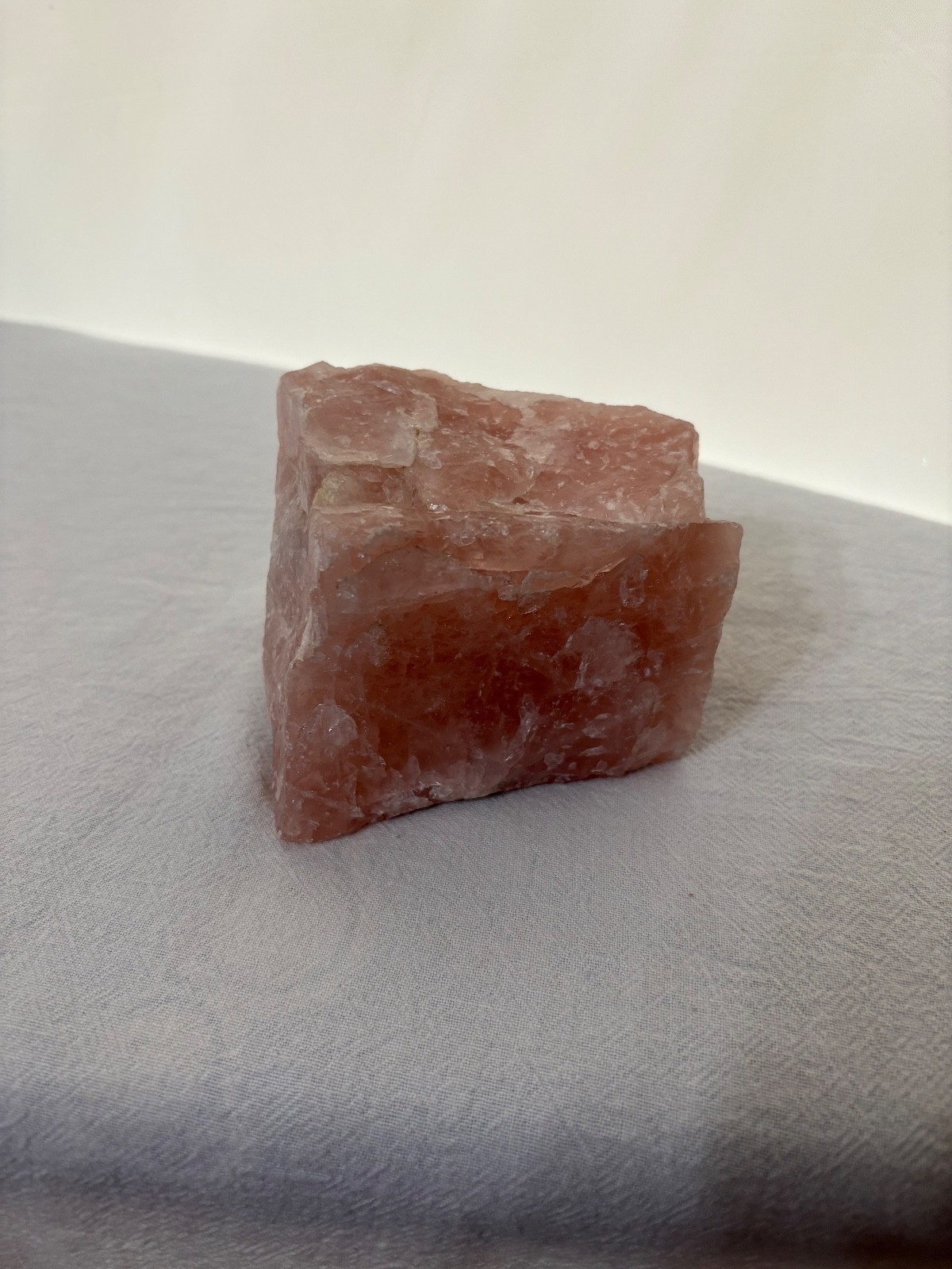Rose Quartz 2 Lb. 1 Oz. Rough Stone