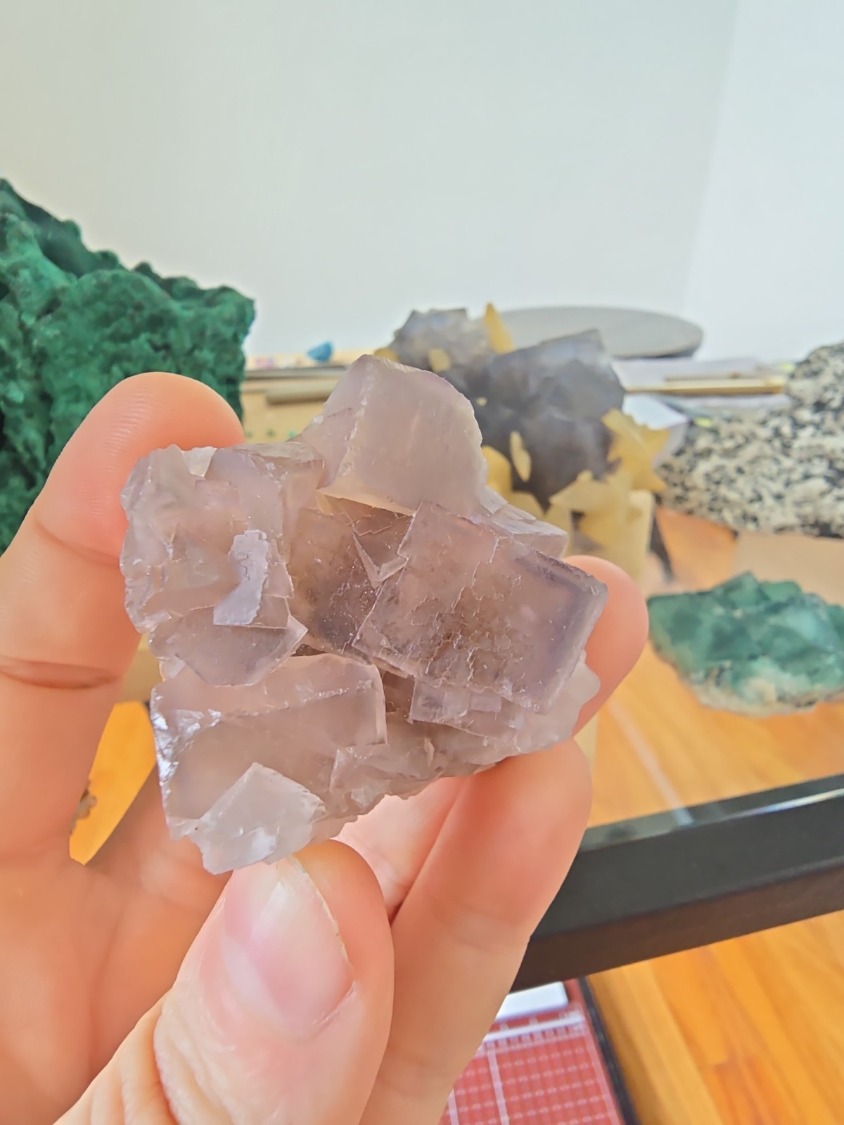 FLUORITE – Light Purple – 87g – From Pakistan – Crystal Mineral Specimen