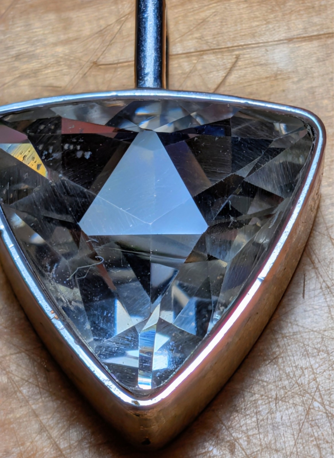 Crystal Triangle Jewelry 1 Inch