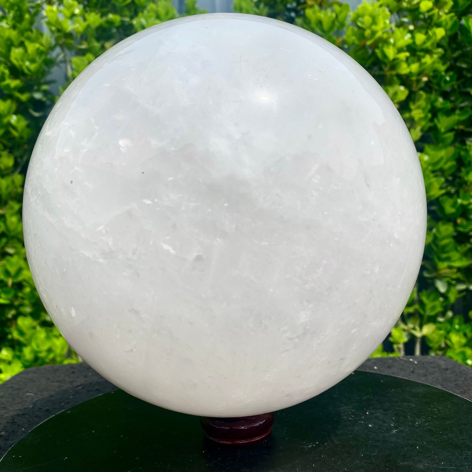 21.82LB white crystal quartz crystal ball Reiki repair