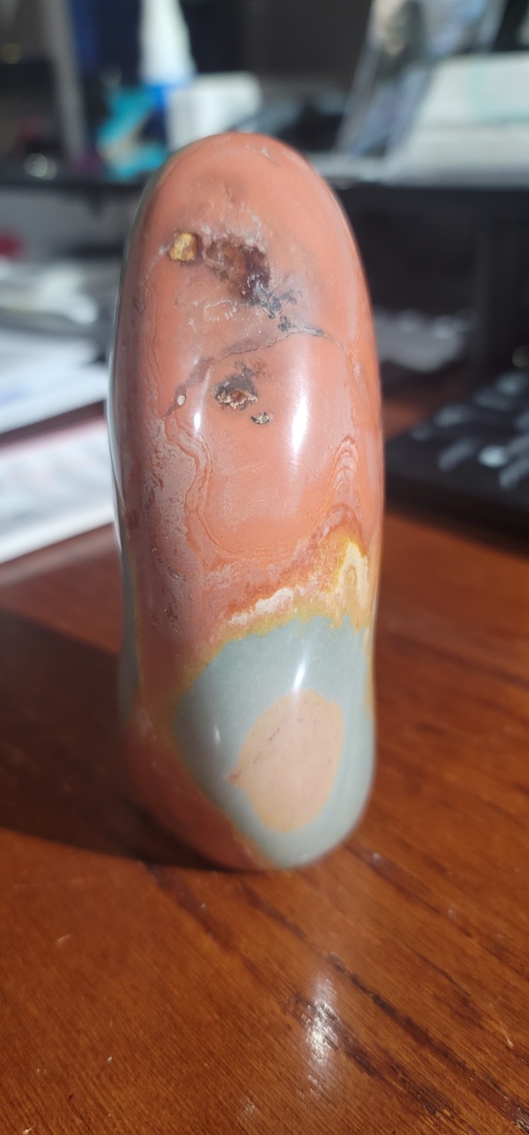 Jasper Polychrome – Large Heavy Natural Gemstone (Aslo Known As Desert Jasper)