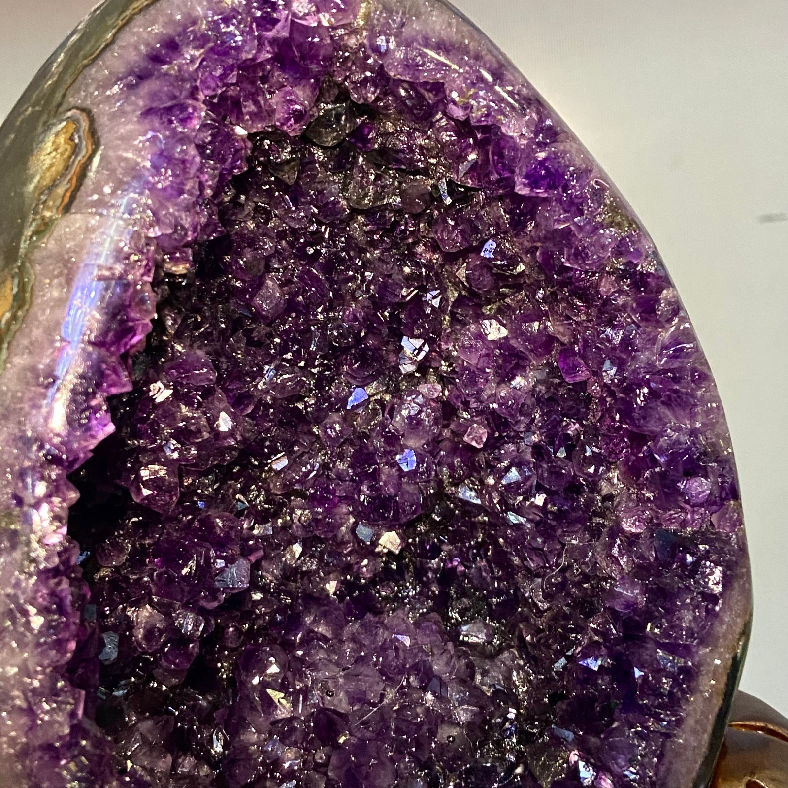 10.7LB Large Natural amethyst Dinosaur egg Quartz Crystal specimen healing