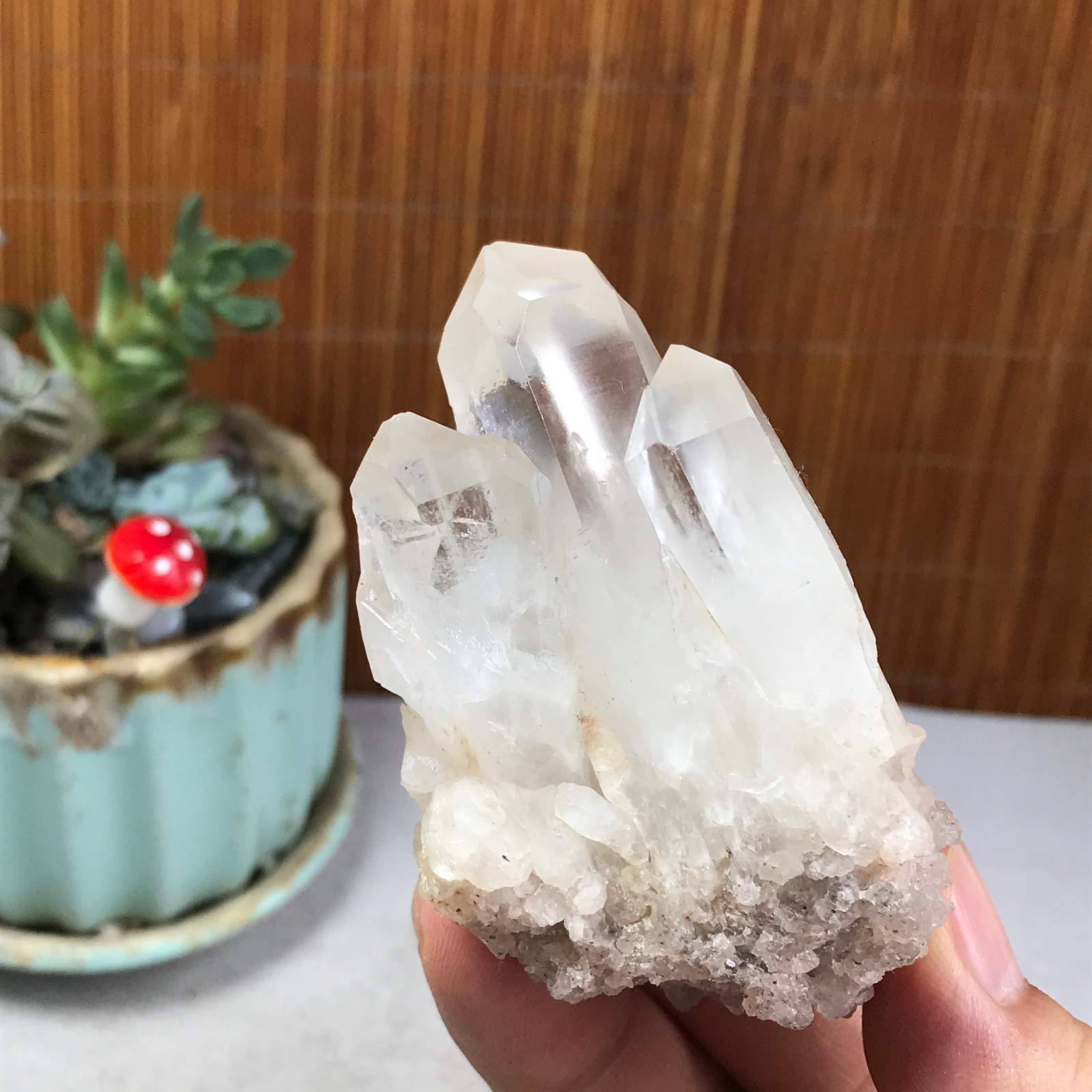 77-54-43mm Natural crystal clusters pretty Quartz Mineral Specimen 146g A6228