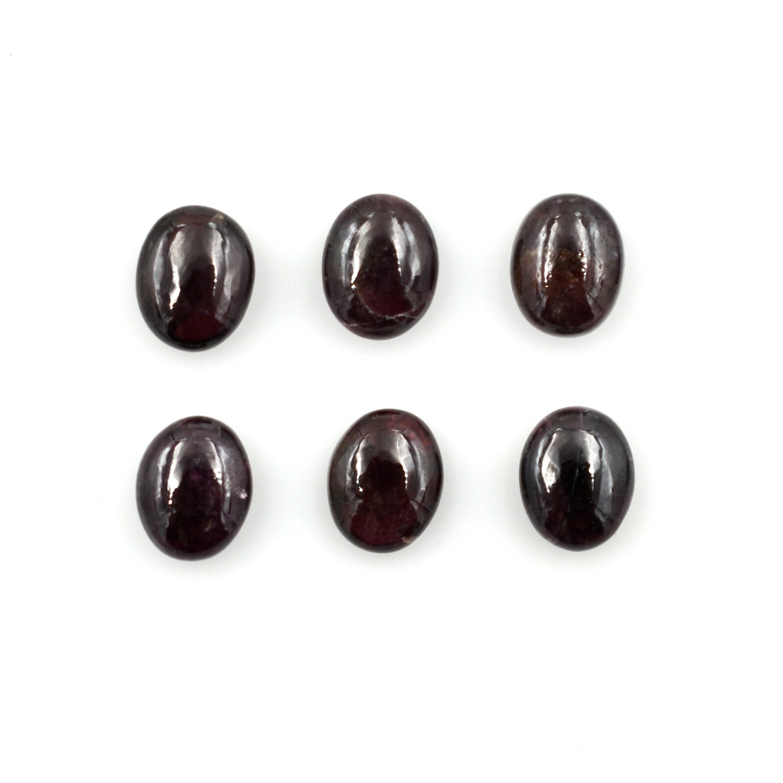Natural Garnet January Birthstone Loose Gemstone For Jewelry Making Smooth Stone