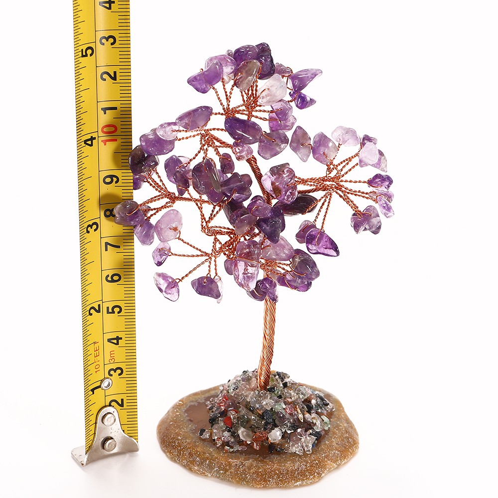 Crystal The Tree Money Bonsai Tree of life Healing Feng Shui Statues
