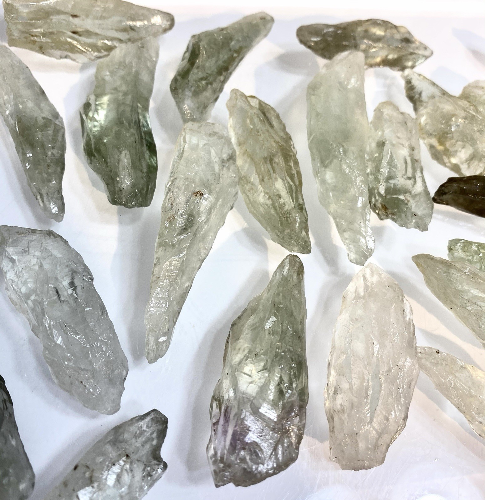 Wholesale Lot 1 Lb Natural Prasiolite Rough Crystal Healing Energy