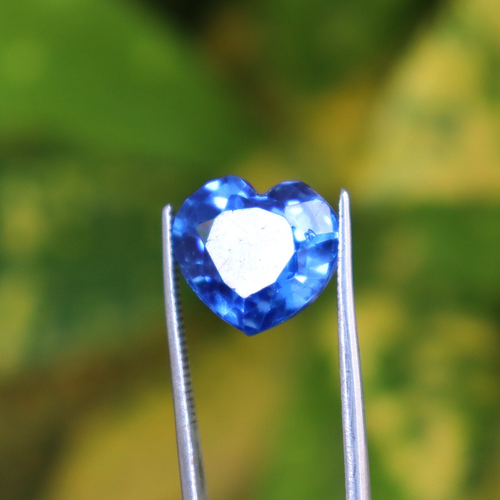 Natural Blue Sapphire Certified Loose Gemstone Heart Shape 9.90 Ct