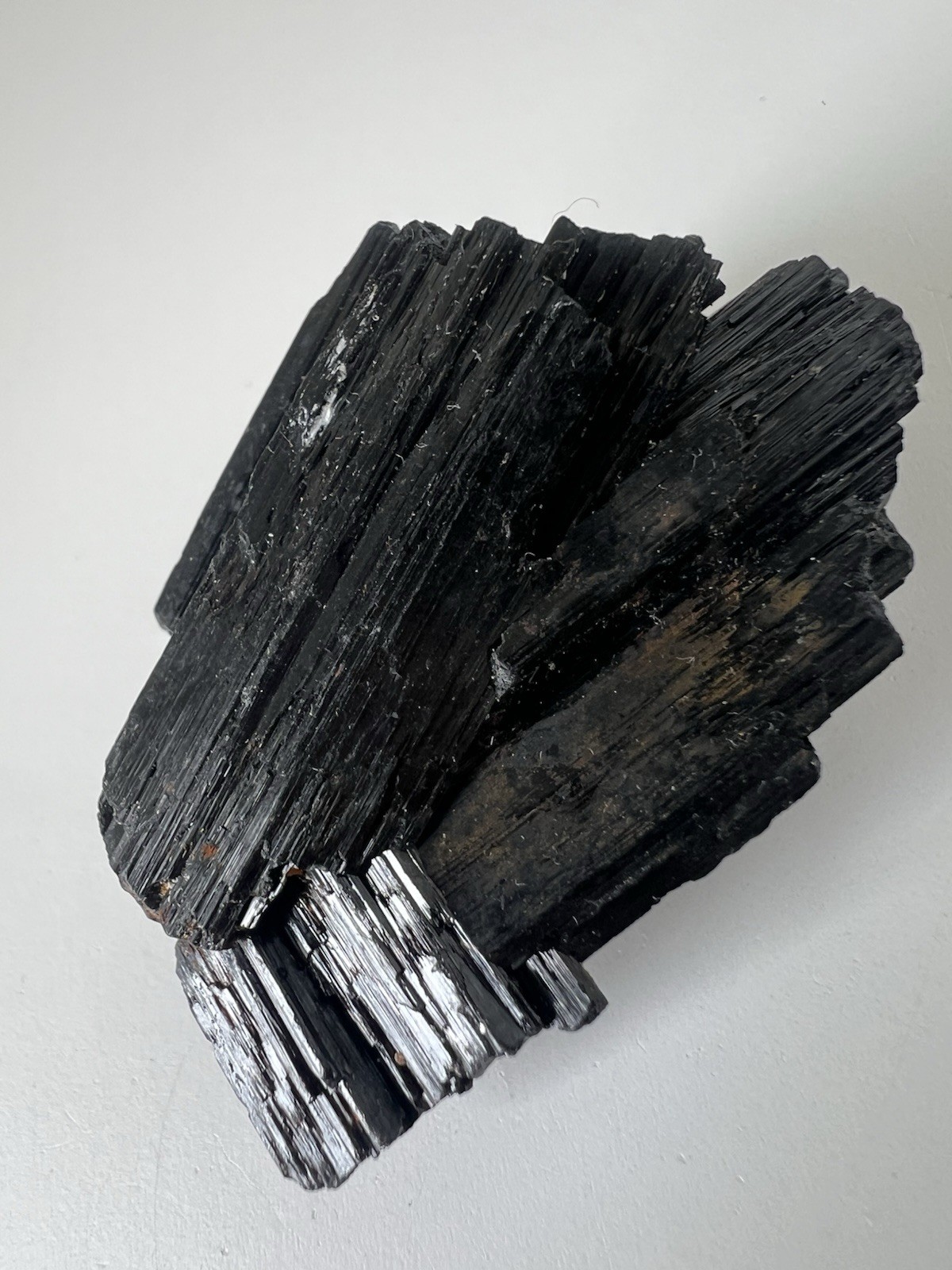 35g – Raw Black Tourmaline Crystal Fan | Mozambique