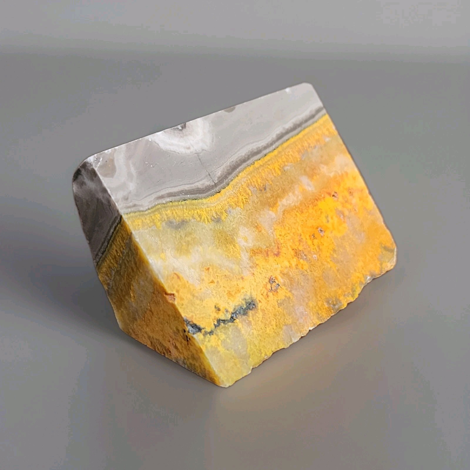 Natural Bumblebee Jasper Polished Freeform Slab 100g – USA