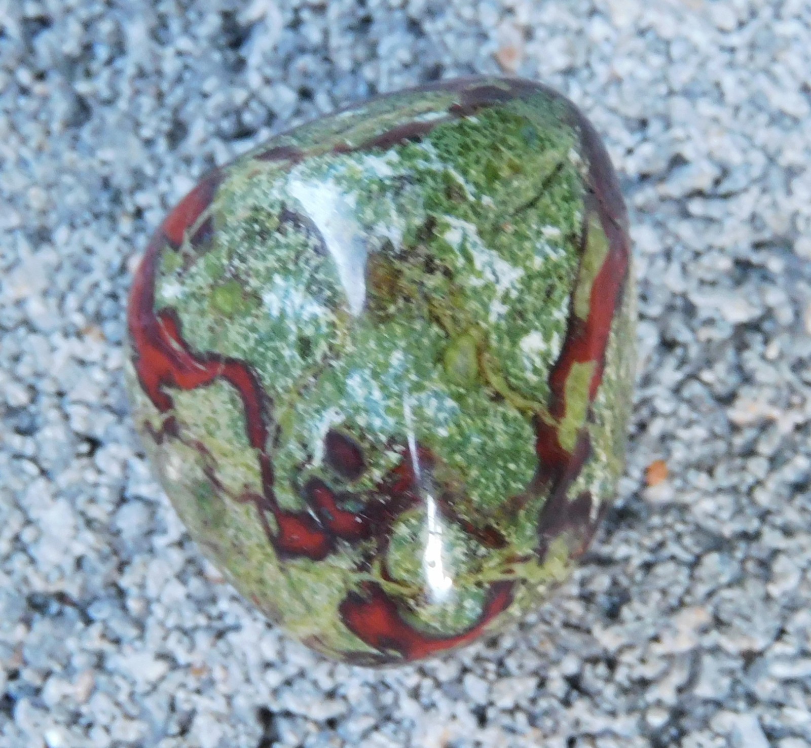 High Grade Dragon Blood Jasper Tumbled Stone for Jewelry Making & More