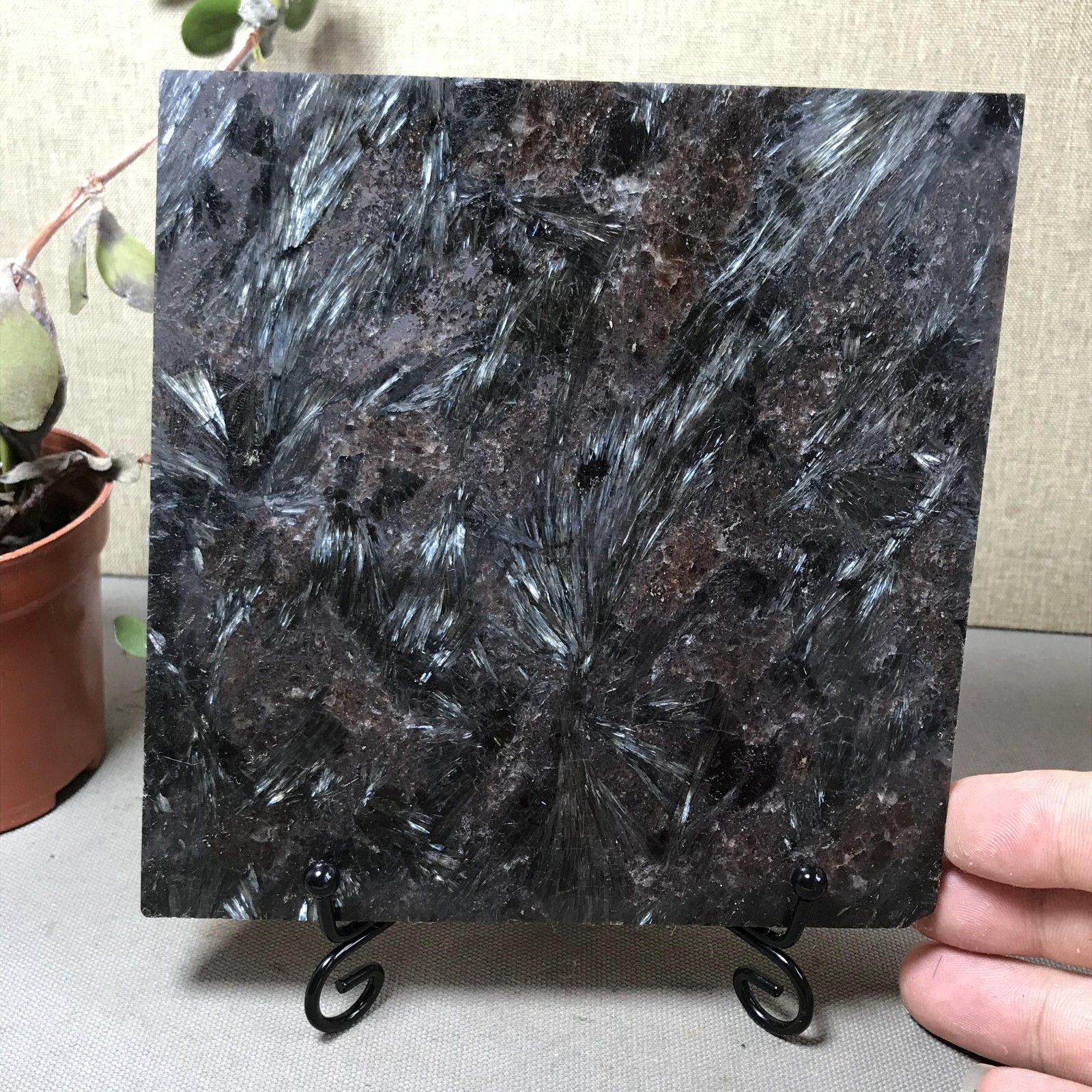 447g Natural Chinese Fireworks Stone crystal ornaments for home decoration A3894