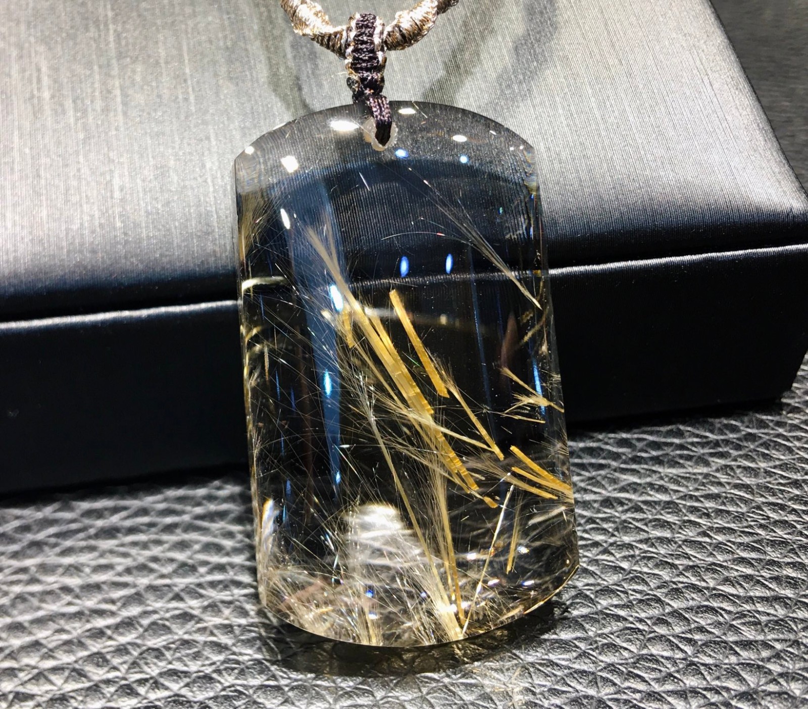 13.3G Natural Brazilian Titanium Crystal No Matter Brand Crystal Pendant