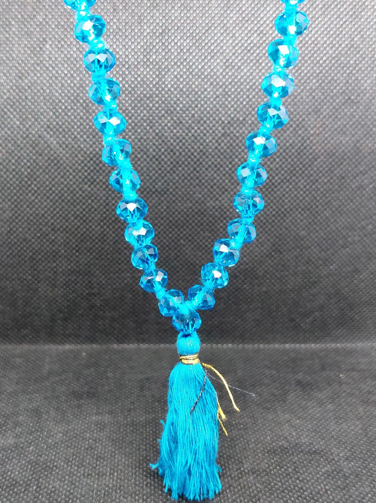 Crystal Stone Mala AAA+ Quality Crystal Neckalce 109 Beads 6 mm Beads Size