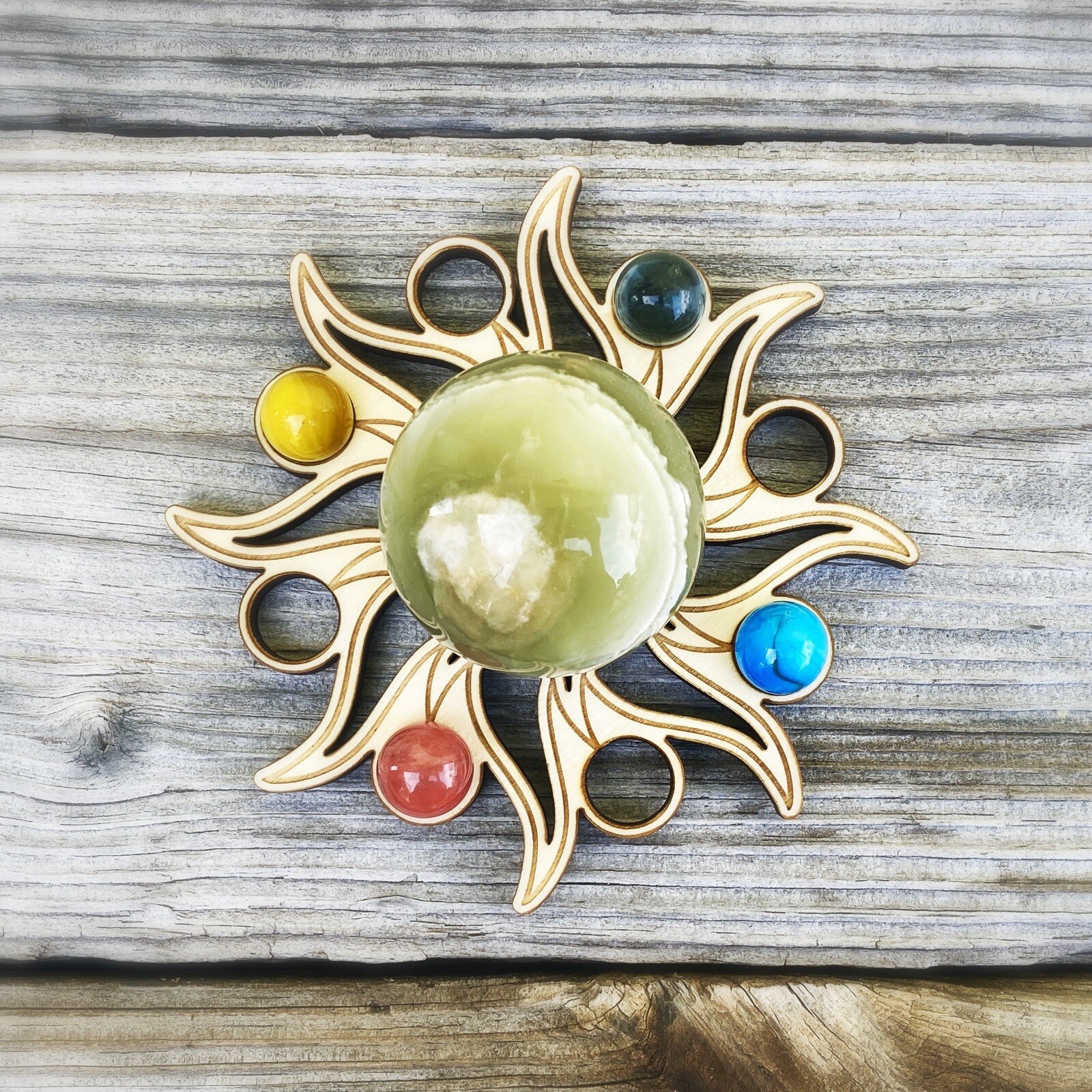 Sun Multi sphere holder display stand