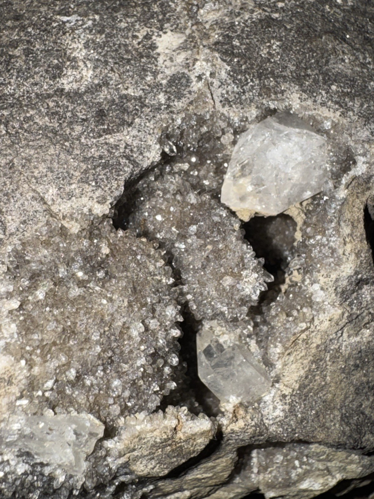 Herkimer NY 16mm x 14mm diamond in MATRIX, 4 Plus Pound Stone