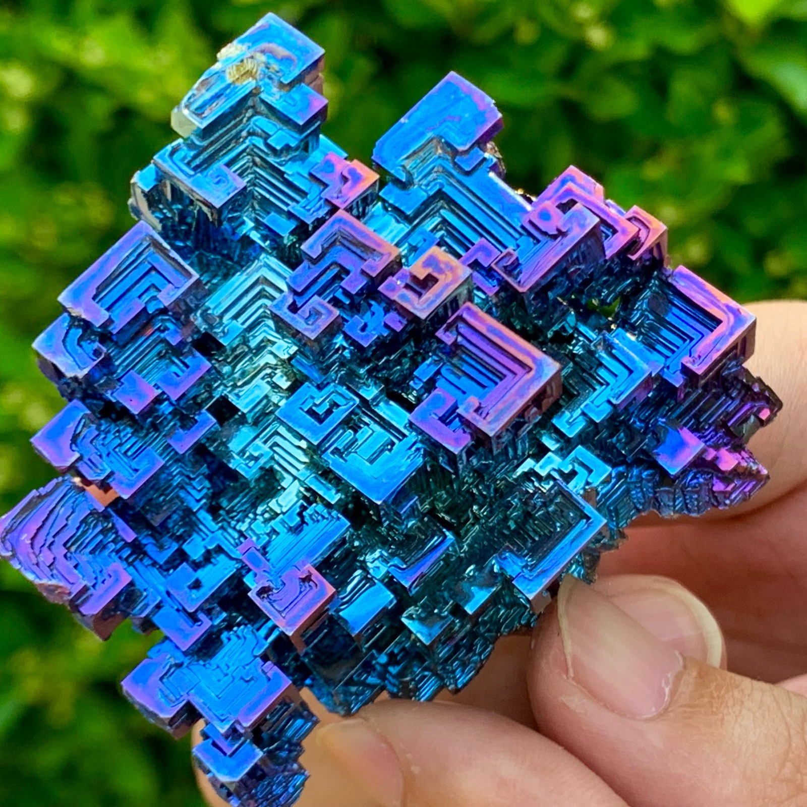 139G ram Bismuth rainbow crystal elementBi gemstone Mineral specimen healing