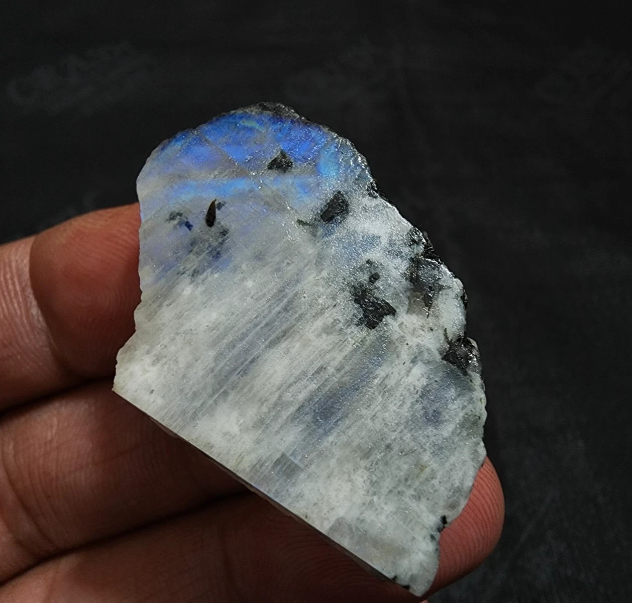 100% Natural Fabulous Rainbow Moonstone Raw 94 Crt Moonstone Rough Jewelry