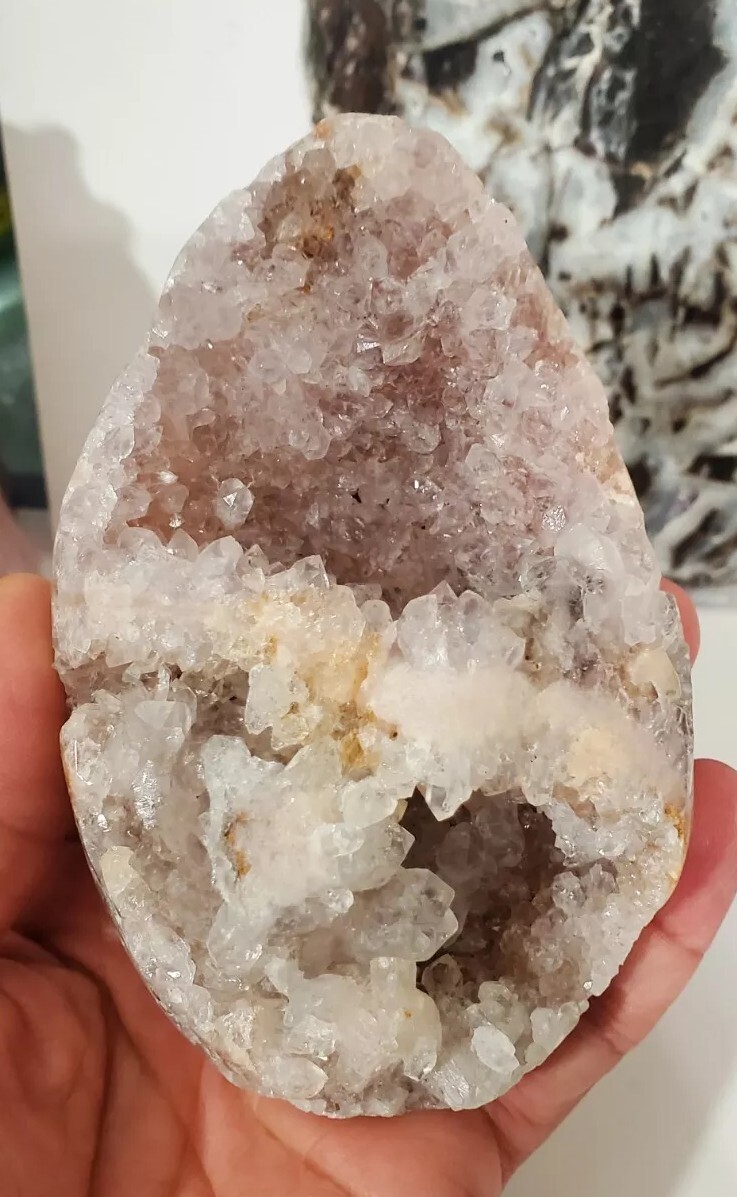 Pink Amethyst Cluster Freeform Geode 408g