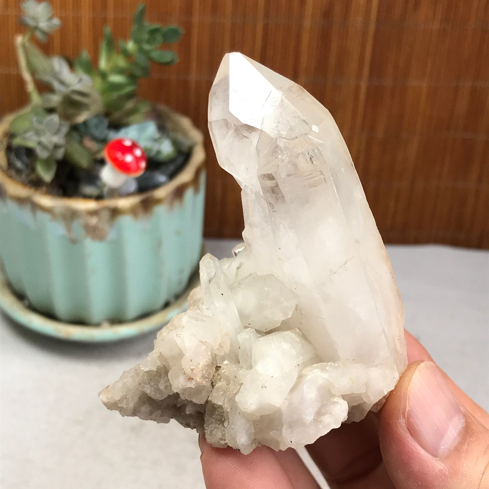 69-62-45mm Natural crystal clusters pretty Quartz Mineral Specimen 123g A6231