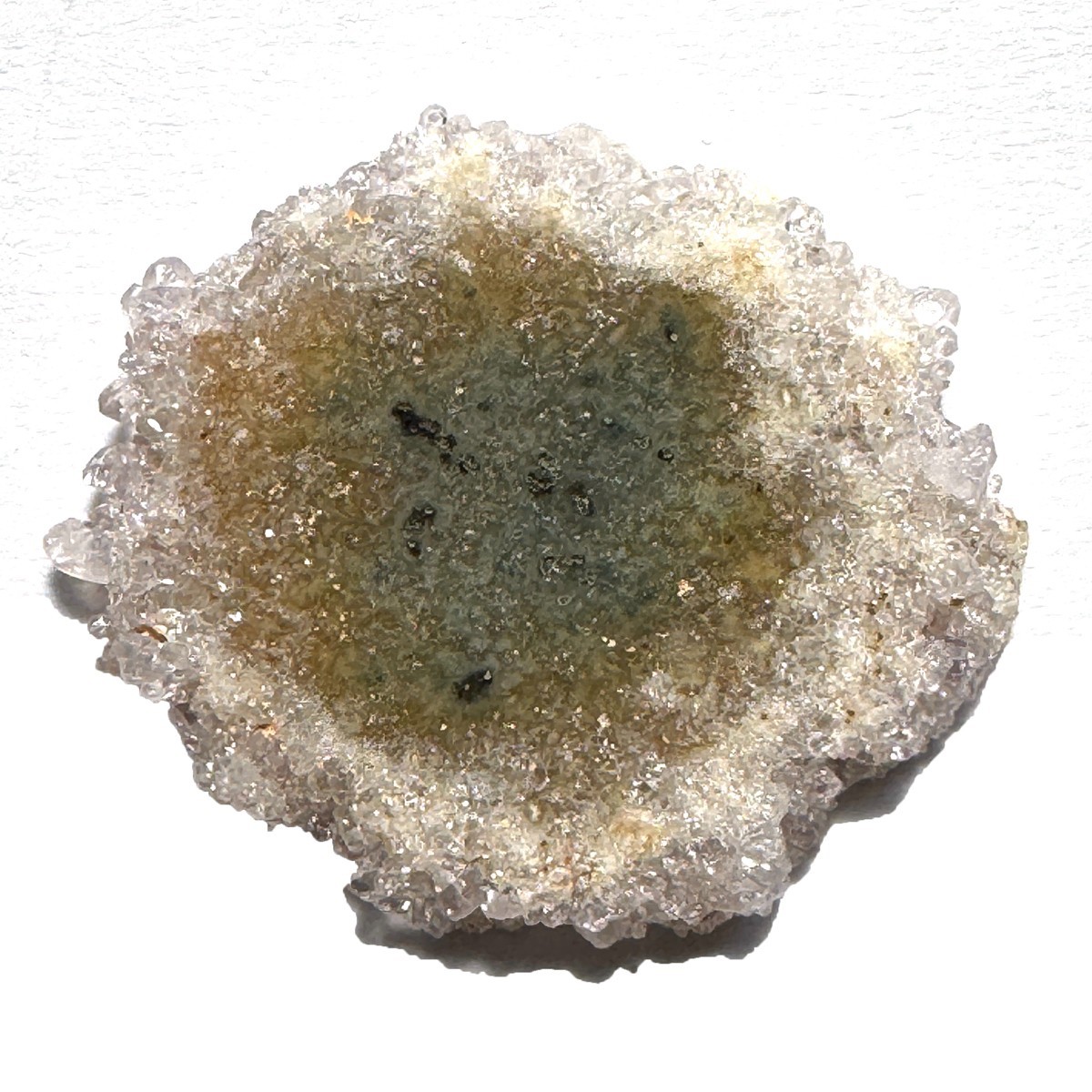 Tiny Stalactite Flower Slice Polished Both Sides H734