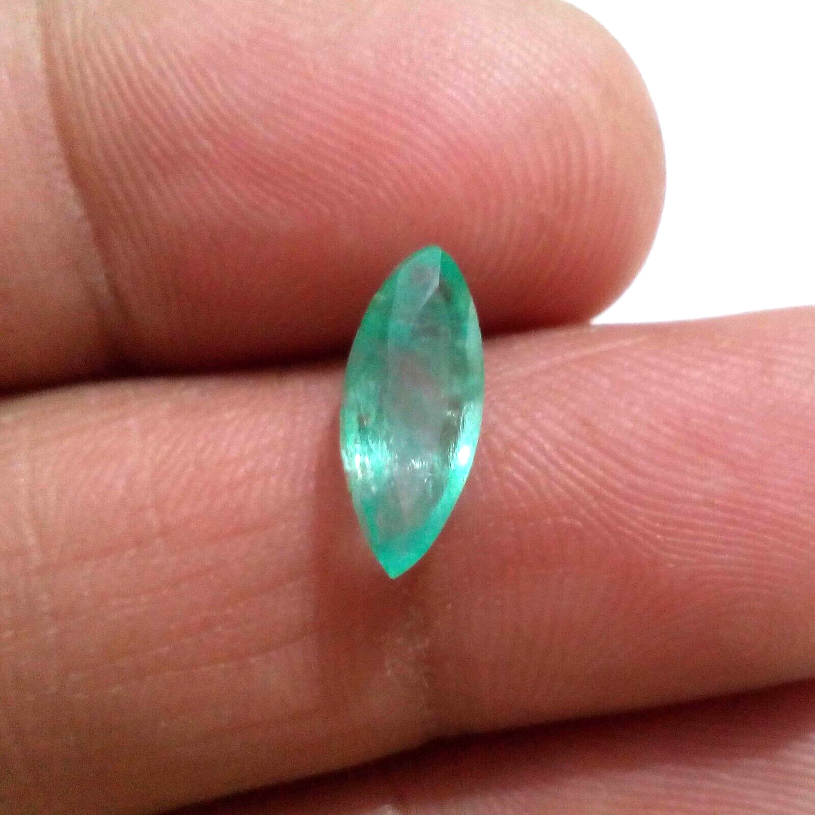Gorgeous Colombian Green Emerald Faceted Marquise Shape 2.50 Ct Loose Gemstone