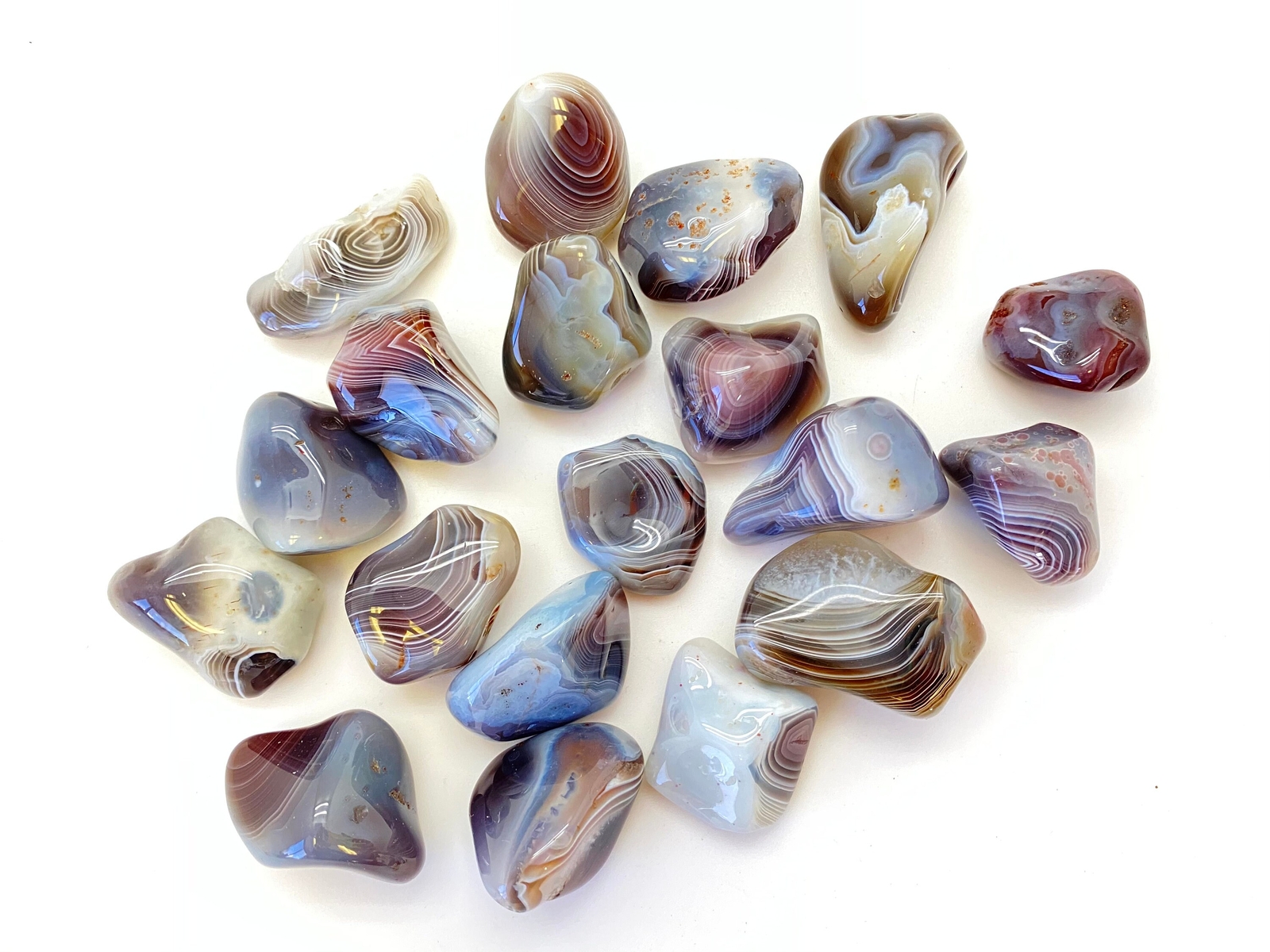 Botswana Agate Tumbled Stone XL – Botswana Agate Crystal by New Moon Beginnings