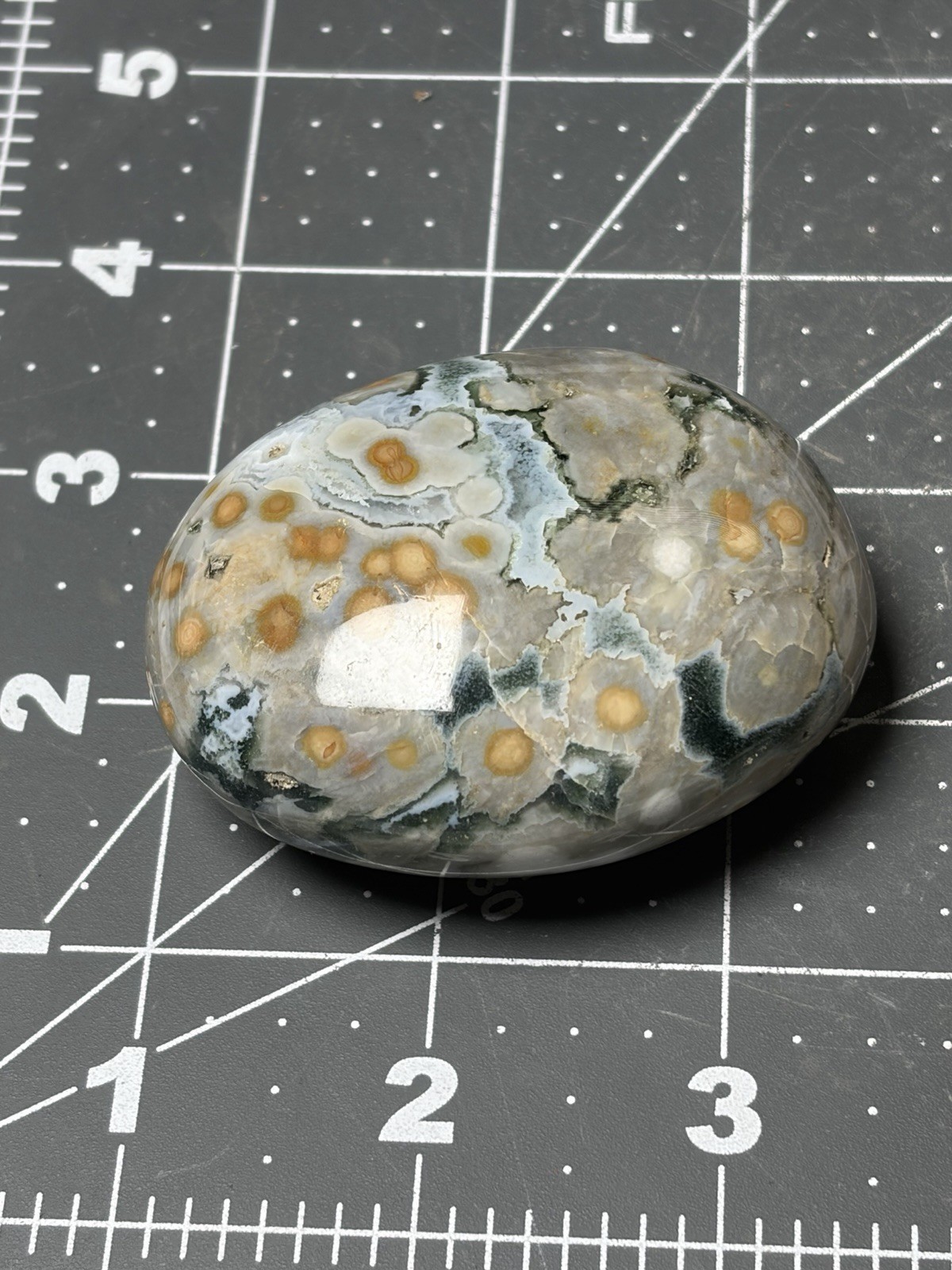 Ocean Jasper Palm Stone Orbs Marovato