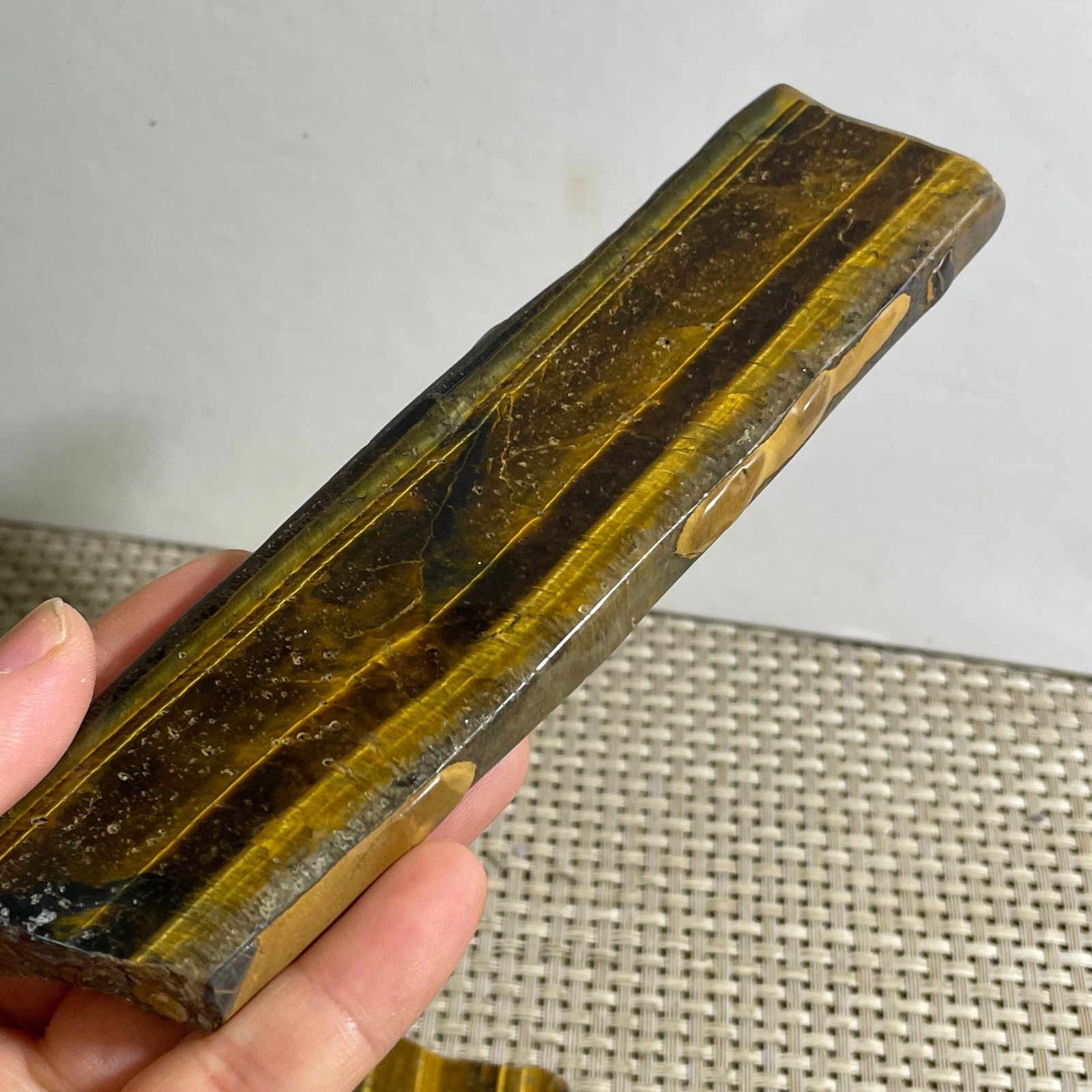 151g Natural tiger’s-eye Rough Raw Stone Rock Specimen Reiki healing
