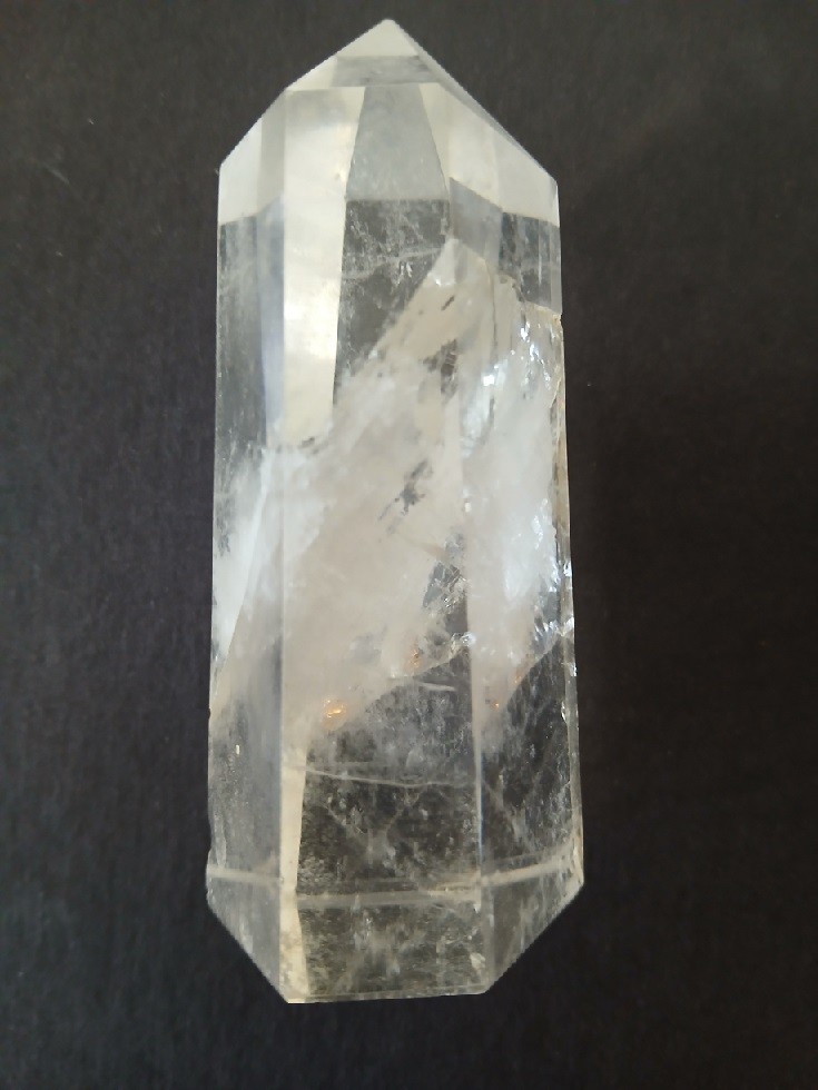 Crystal Clear Quartz 4 inch obelisk, point, wand, beautiful