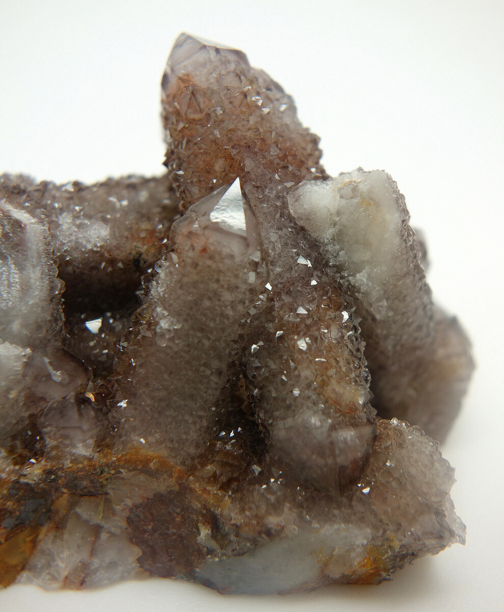 Dark Amethyst Spirit Cactus Quartz Crystal Cluster ~ South Africa