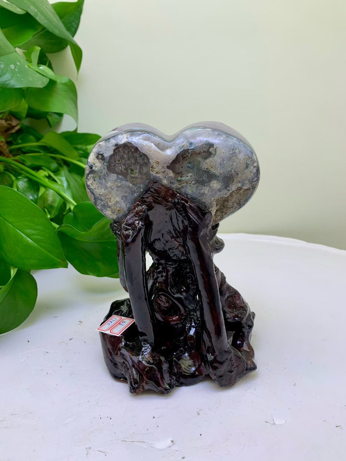 0.8kg Natural Amethyst heart-shaped quartz crystal Healing Ornaments