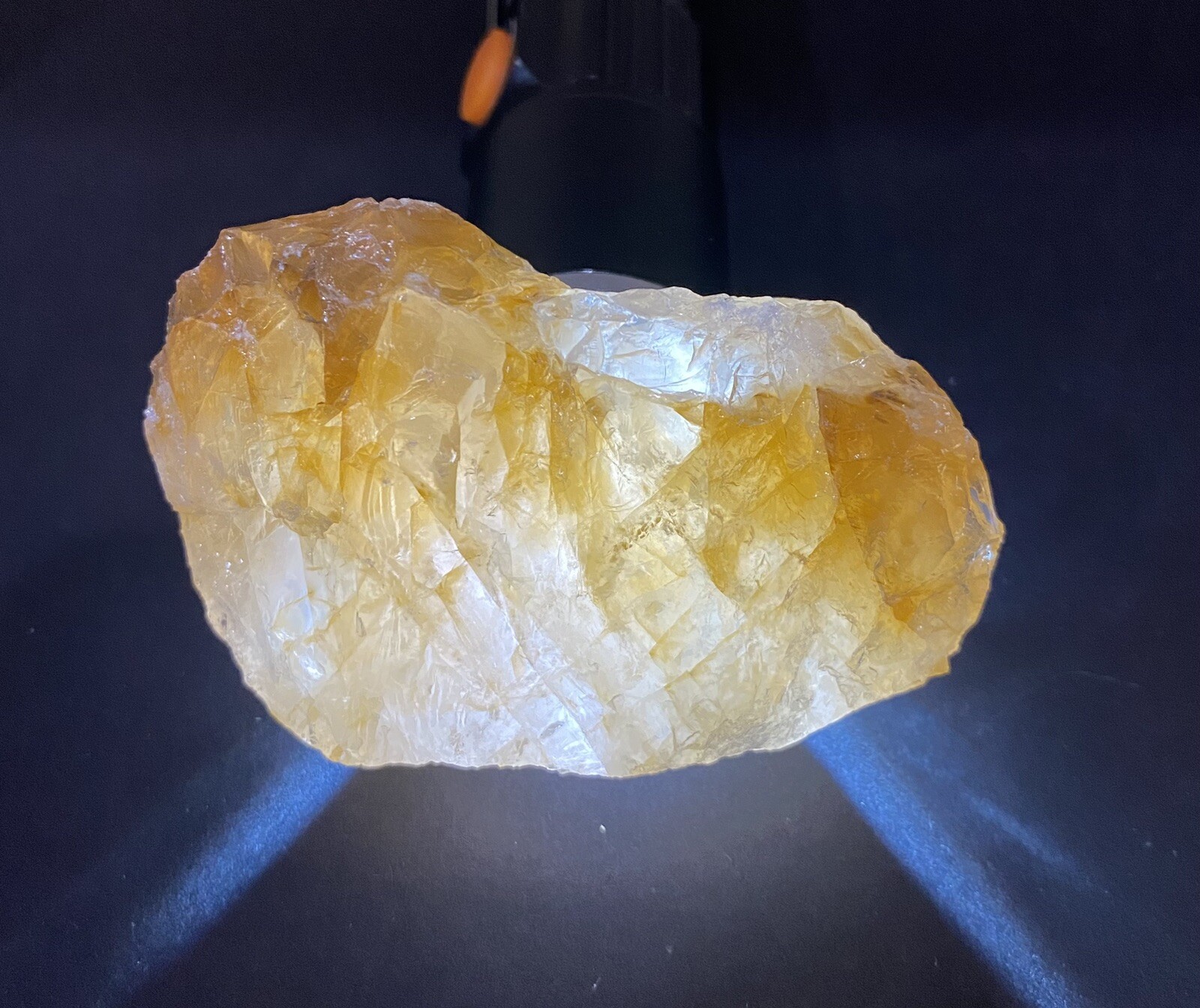 Yellow Hematoid Genuine Quartz Rough Stone From Madagascar 97.8g