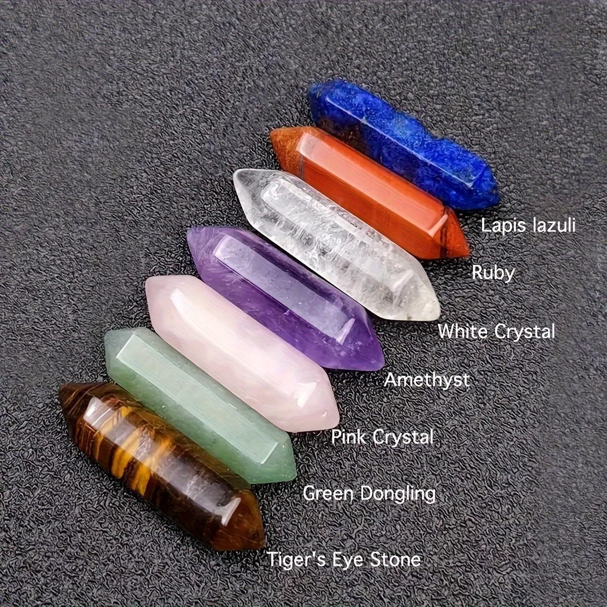 14pcs 7 Chakra Points,crystal Pillar Set,yoga Energy, Home Decoration Gift