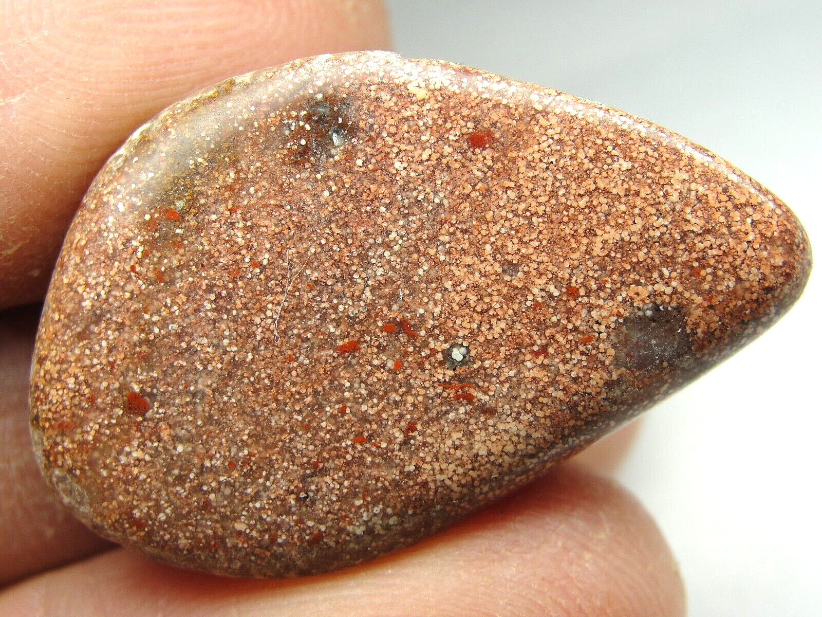 RAINBOW JASPER – SOUTH AFRICA – HIGH POLISH – M-4388 – 10.28g EXCELLENT DETAILS