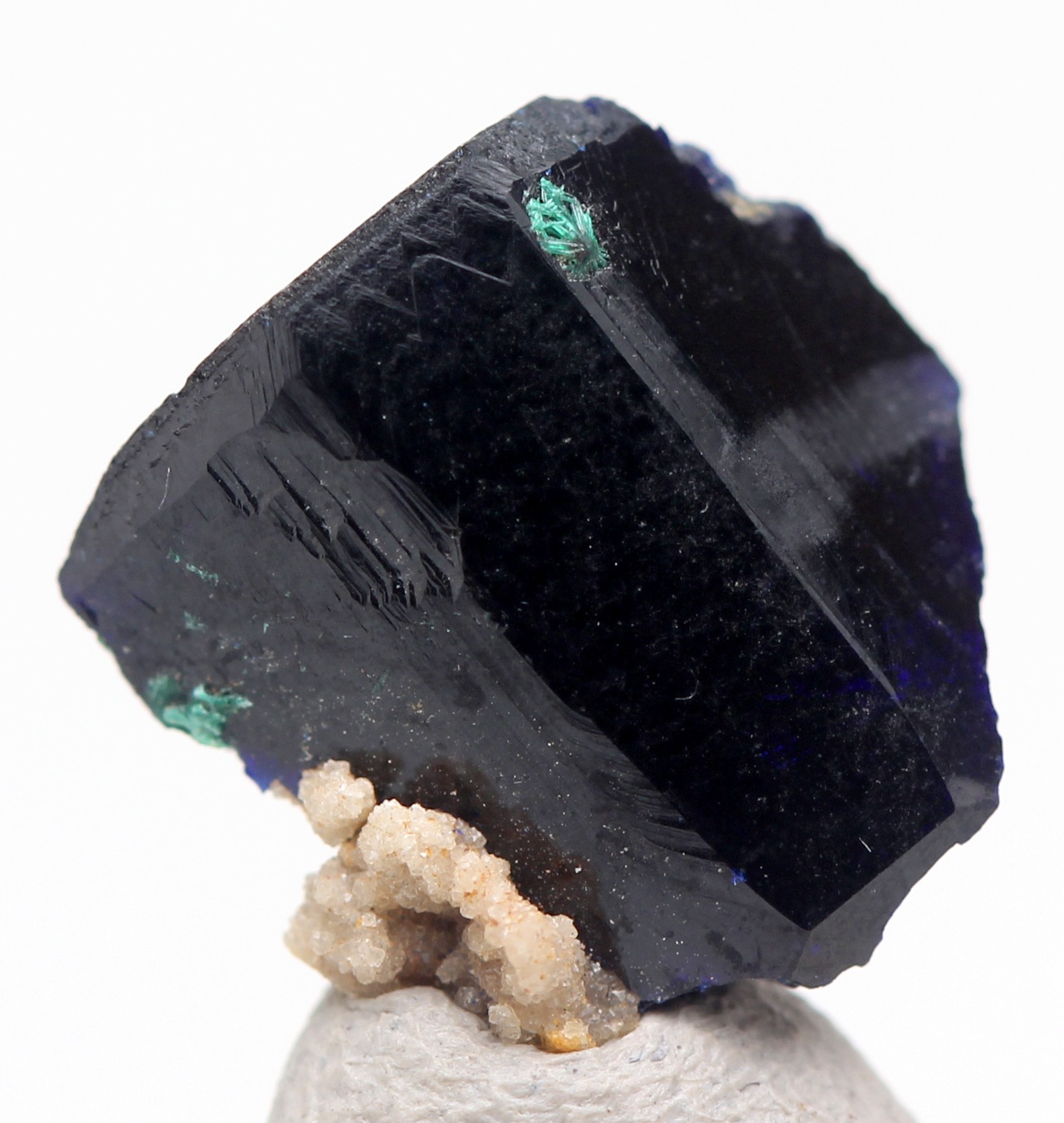 AZURITE Crystal Mineral Specimen Cluster Gemmy Stunning Blue Color MOROCCO
