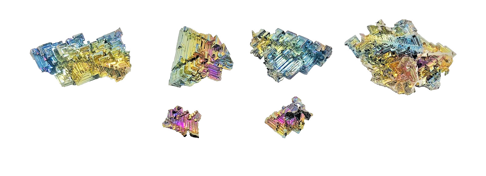 4oz Bismuth Rainbow Crystal Element Bi Gemstone Mineral Specimen West Germany