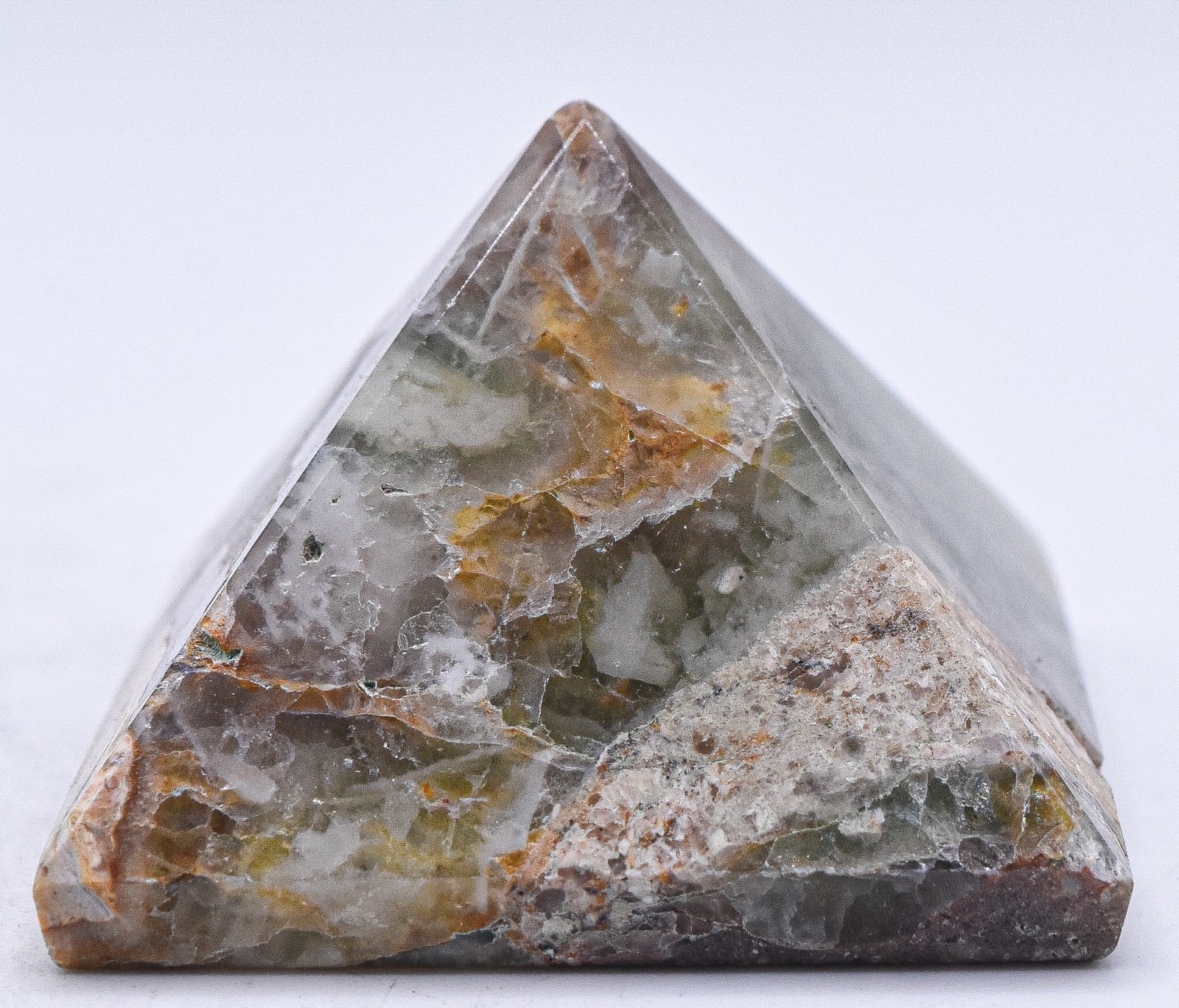 36mm Fluorite Pyramid Polished Natural Crystal Mineral Stone Specimen – India