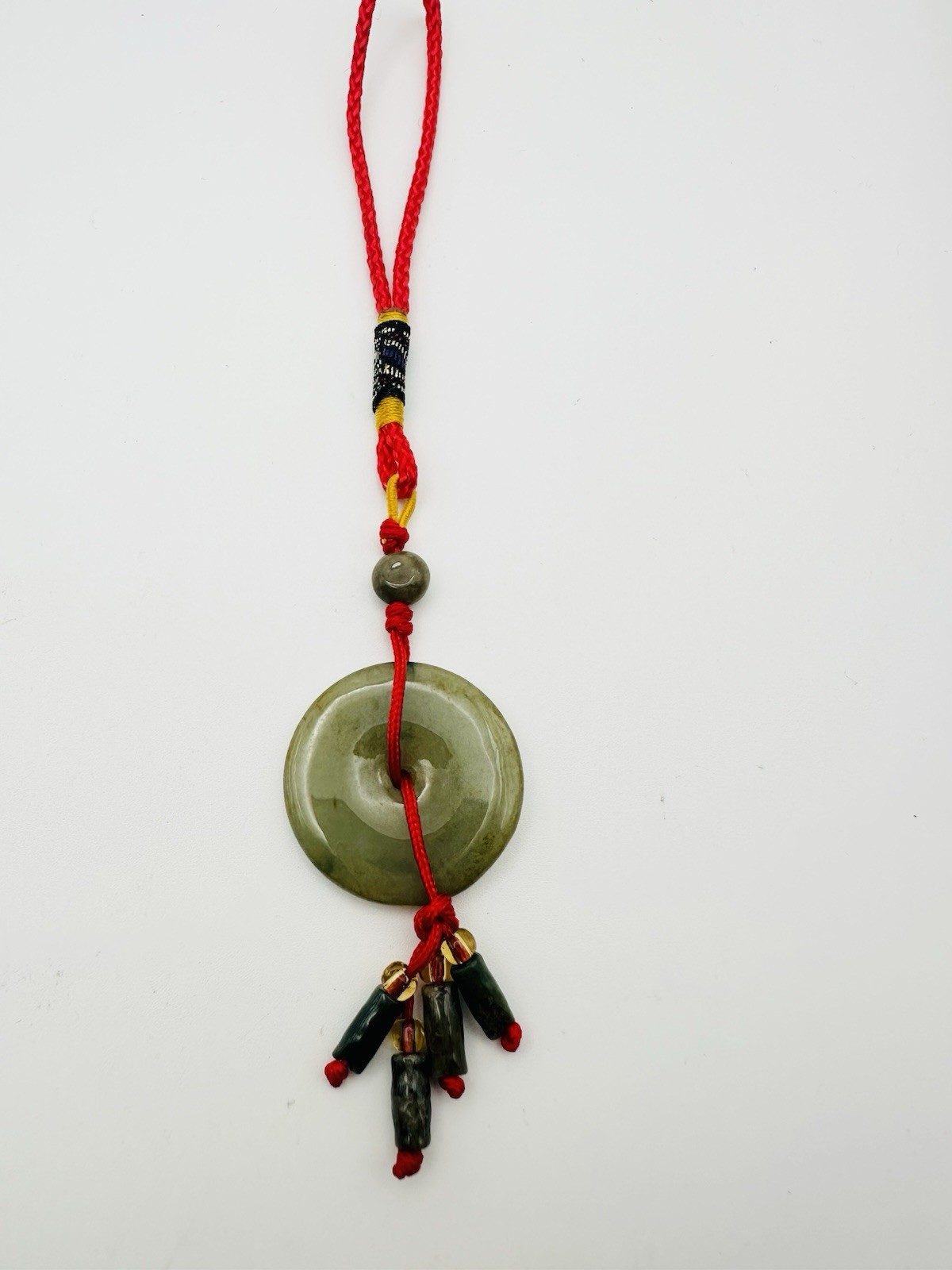 Natural Jadeite Jade Feng Shui Car Decoration