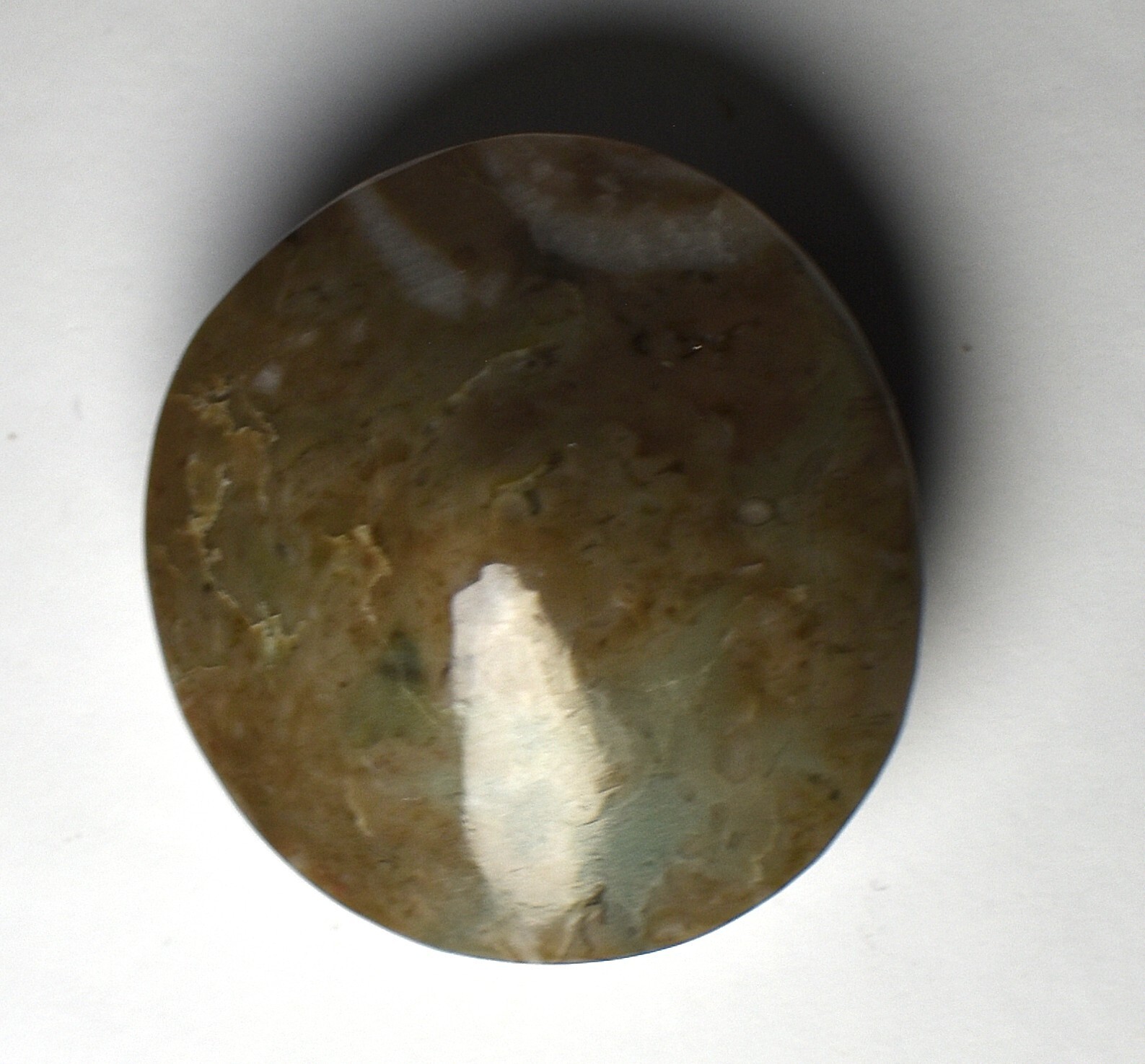 Natural Flowering Jade Blue Olive and Brown Setting/Display with Setting Options