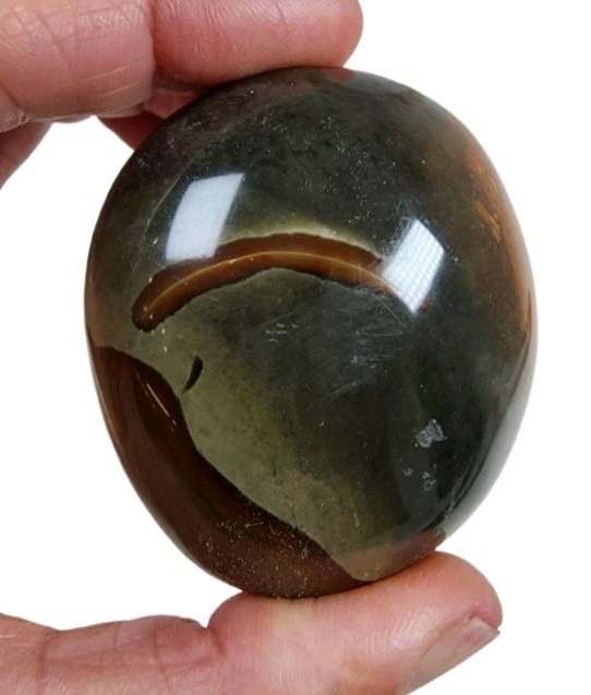 Polychrome Jasper Polished Pebble Madagascar 130.4 grams