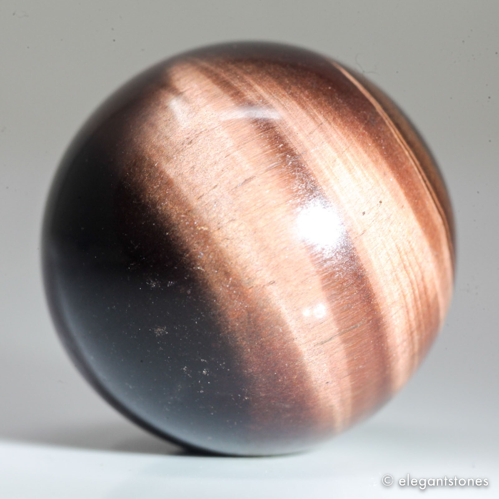 26g26mm Red Tiger Eye Sphere Crystal Ball Natural Quartz Healing Gemstone Chakra
