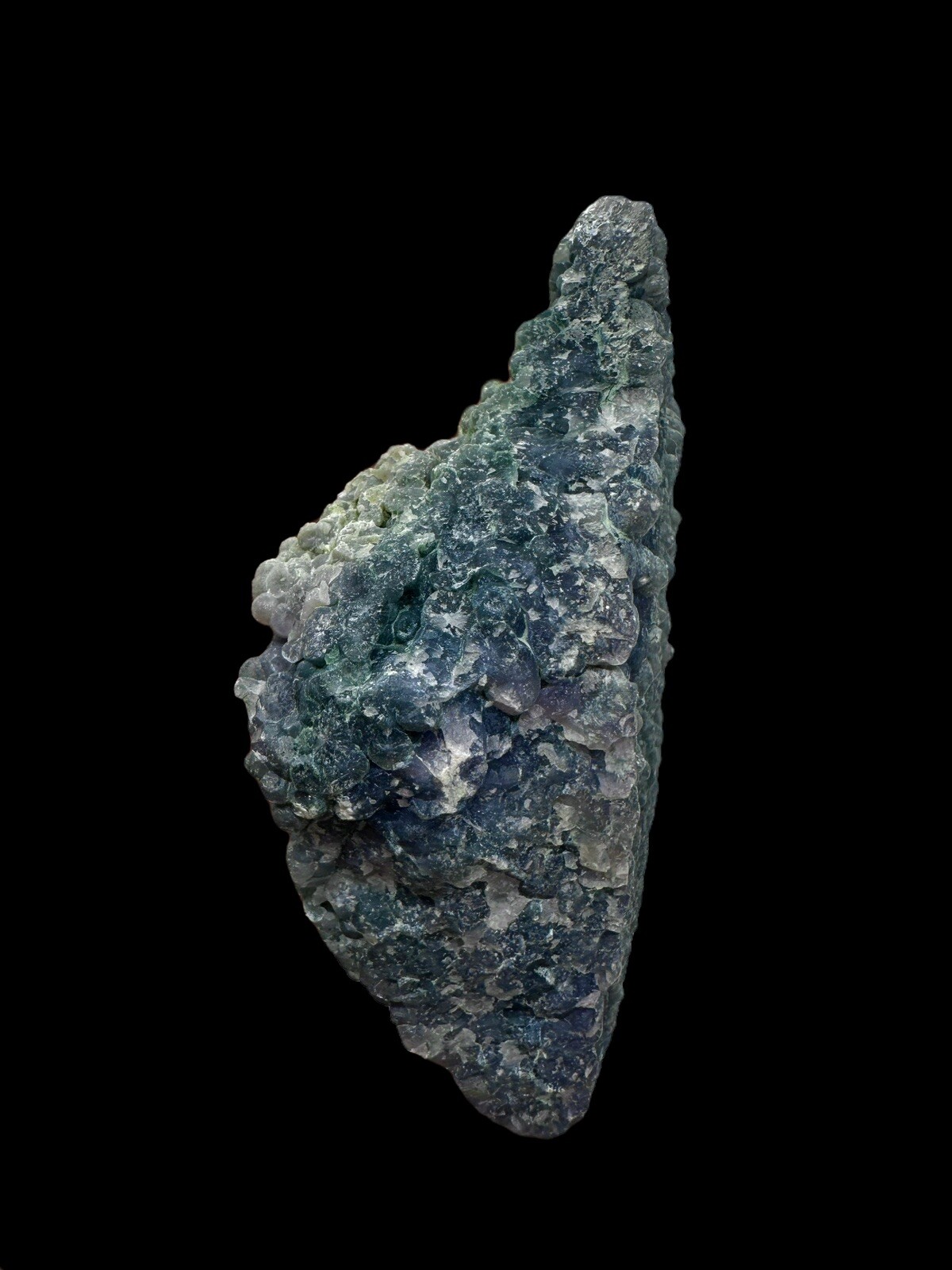 Iridescent Blue Grape Agate Cluster Botryoidal Mineral Specimen Chalcedony