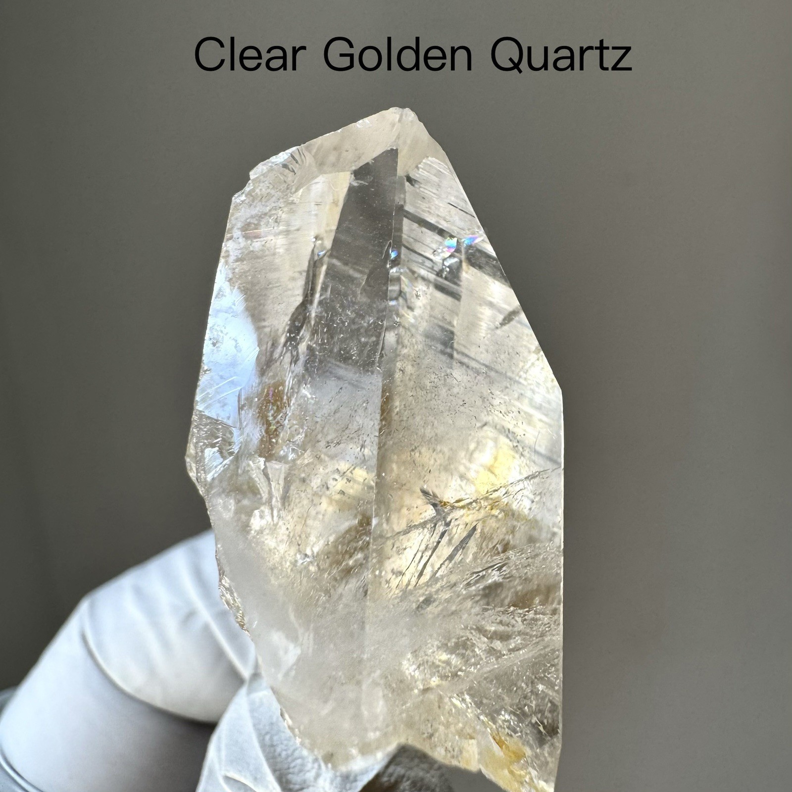 “Golden Triangle”Ganesh Himalayan Nepal Quartz Nirvana Record Keeper Crystal