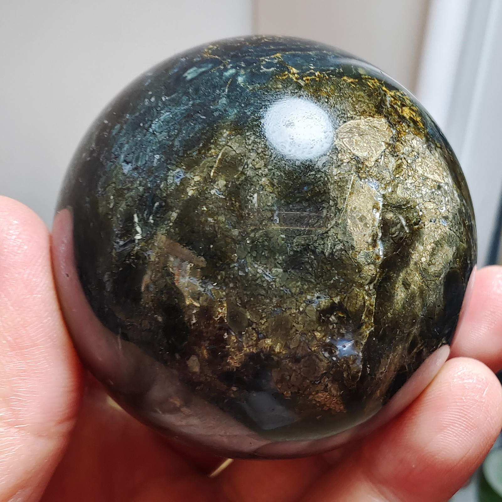 290g WOW! Natural Rare Pietersite Crystal ball Quartz Sphere Healing