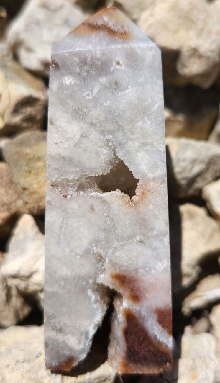 Sphalerite Tower Crystal Chakra Point Gemstone Mineral Reiki