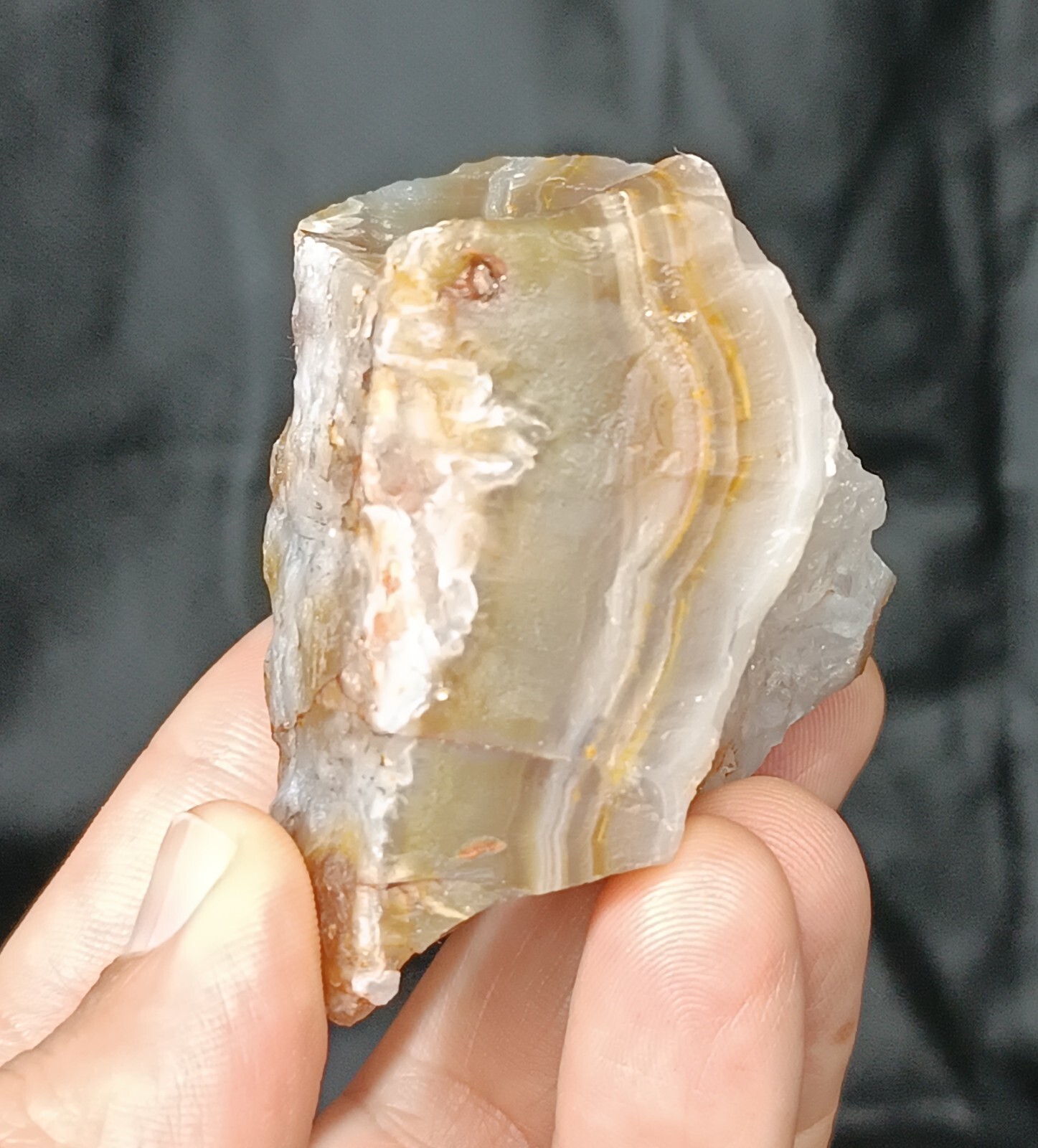 150g/0.33 lb turkish uncut agate stone rough, customs duty included