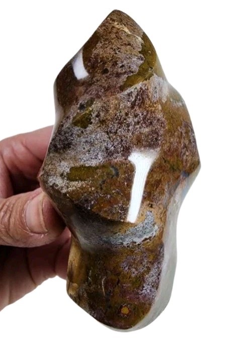 Ocean Jasper Polished Flame 240.5 grams.