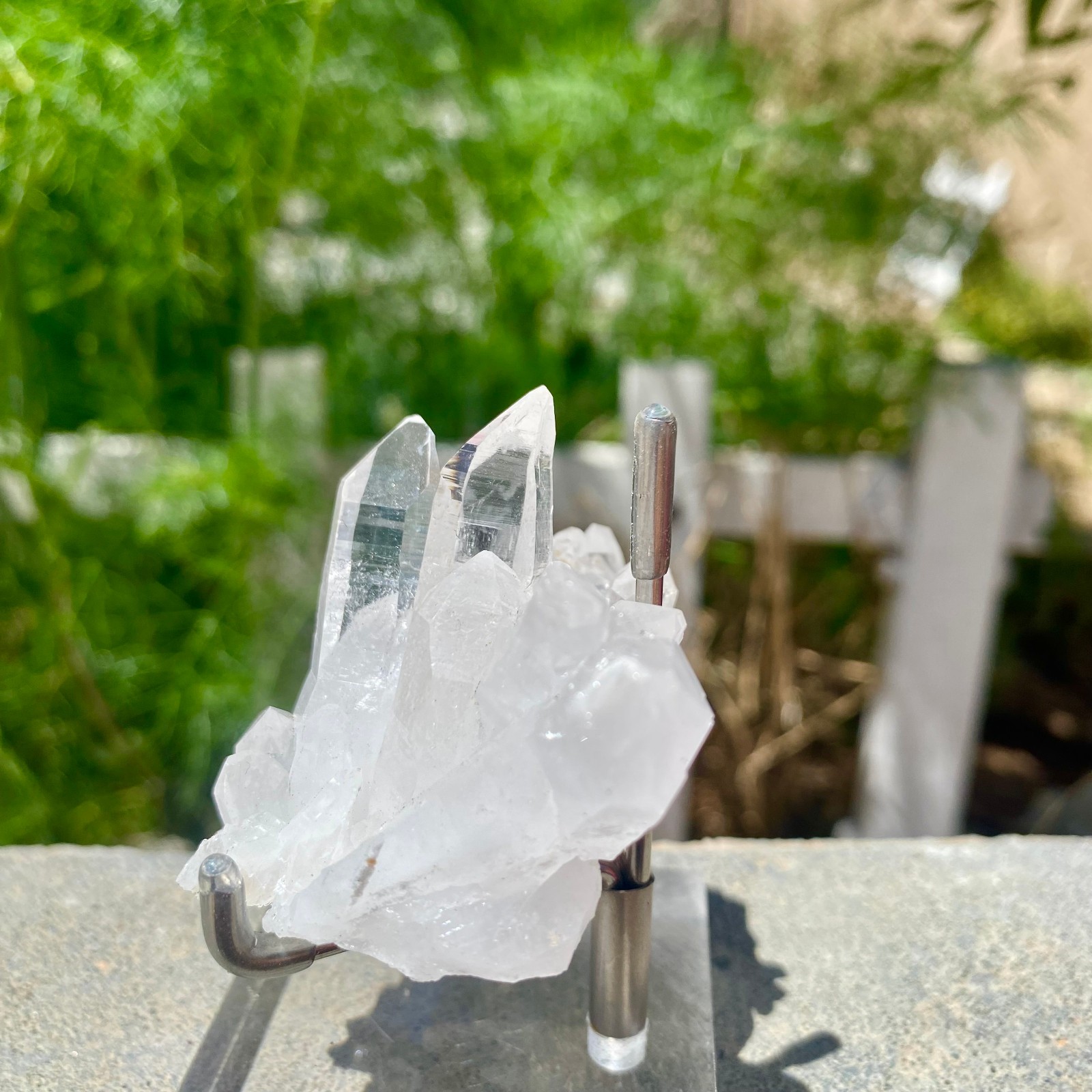 71G A+++Large Natural white Crystal Himalayan quartz cluster /mineralsls