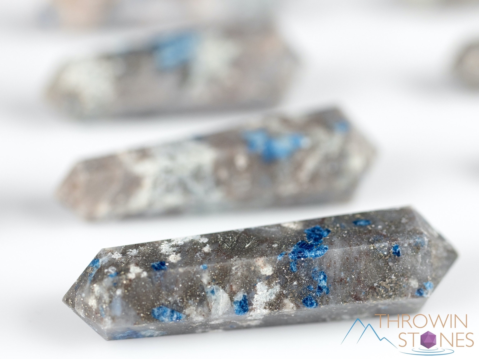 LAZULITE Crystal Points – Mini – Jewelry Making, Healing Crystals Stones, E1827